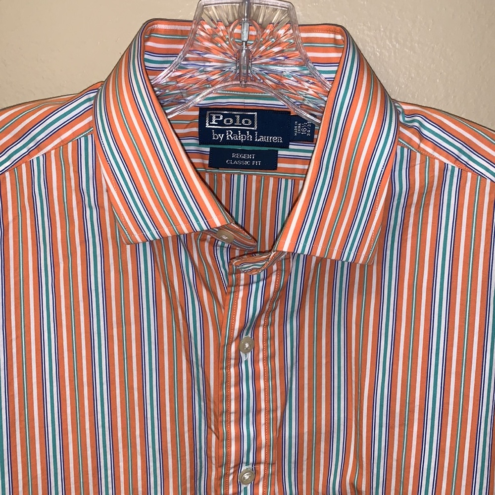 Polo Ralph Lauren Long Sleeve Button Down Shirt Size 16 1/2 (34/35)